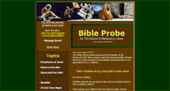 Desktop Screenshot of bibleprobe.com